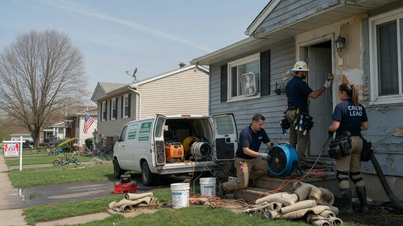 Flood Cleanup in Amesville, OH near me